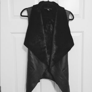 ALFANI Suede Sleeveless Wrap Vest, Unworn/NWOT